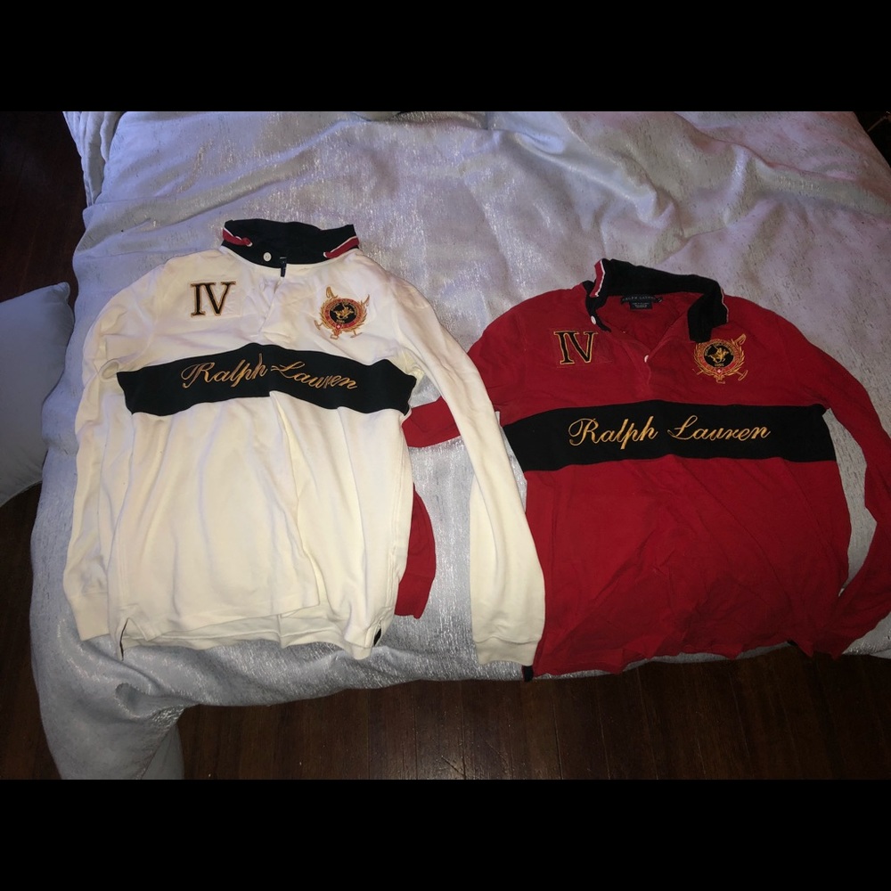 Ralph Lauren long sleeve polo shirts
